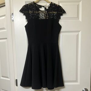 Black Floral Lace dress